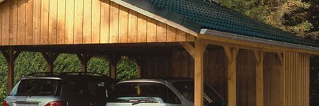 houten carport bouwen