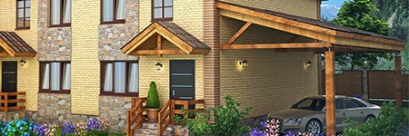 houten carport